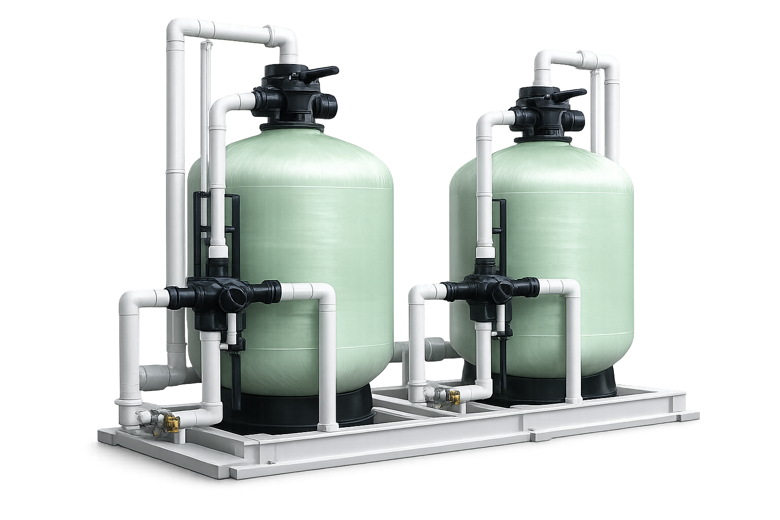 Multi-stage Green Water Filtration Vessel - Kottayam Ernakulam